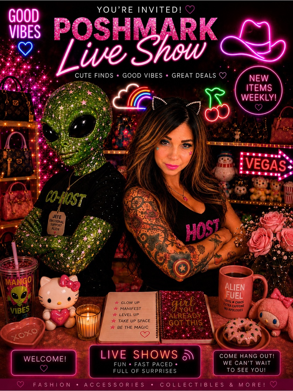 🥭💖Share Show 🥭🩷😻👽🎉🌮🎤🐔Oh My Posh! MANGO is live 🥭👽😻🩷 🎉🌮🎤🐔🥭